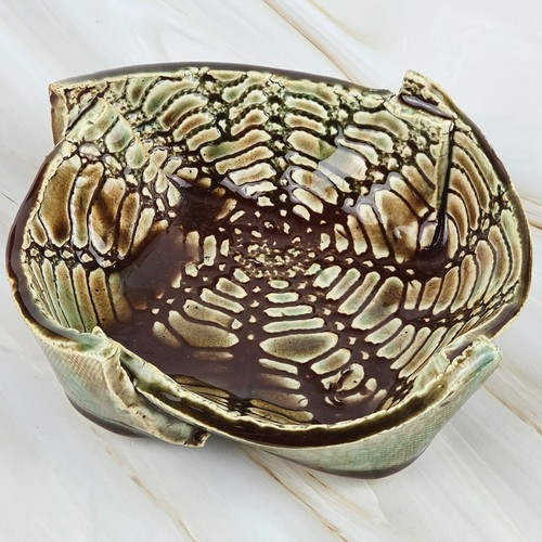 Textured impressed ceramic - textured,