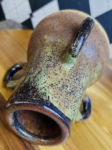 Triple handle studio pottery - handle,