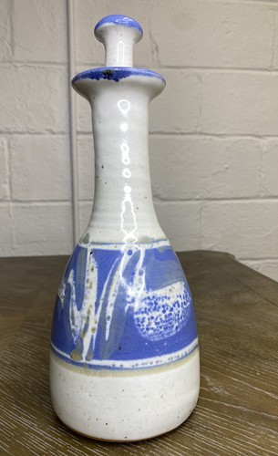 Studio pottery decanter salt - studio,
