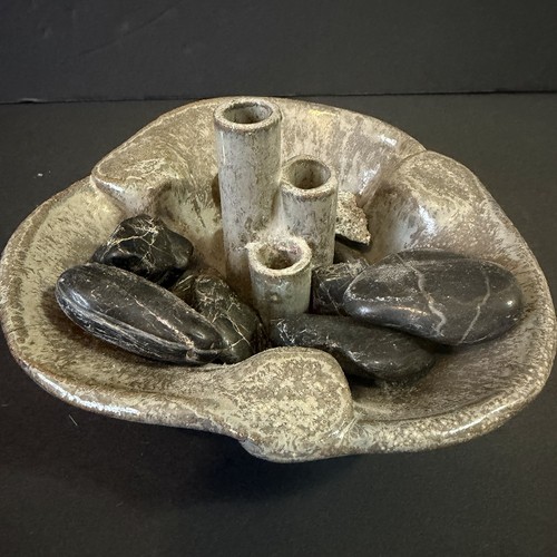 Studio pottery ceramic ikebana - pottery,